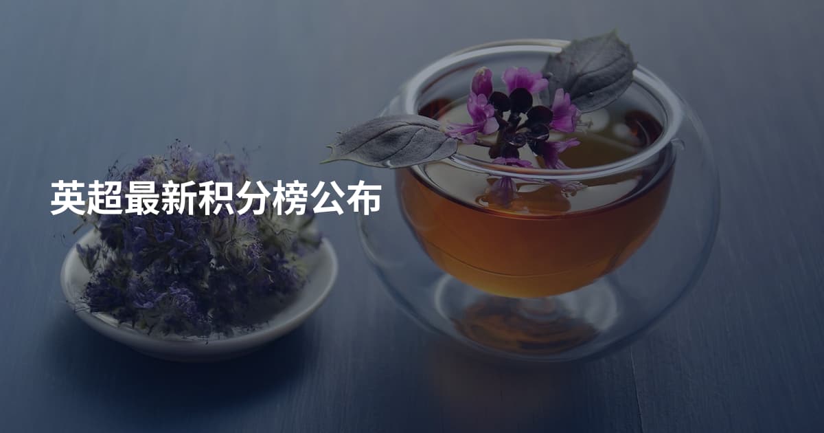 英超最新积分榜公布