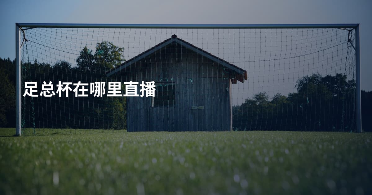 足总杯在哪里直播