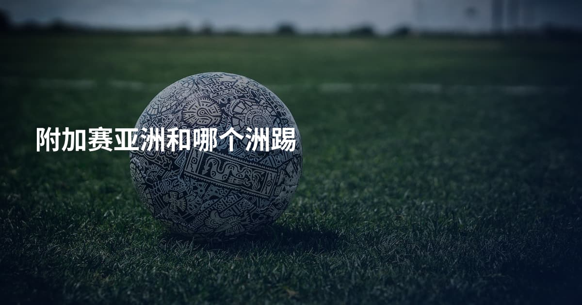 附加赛亚洲和哪个洲踢