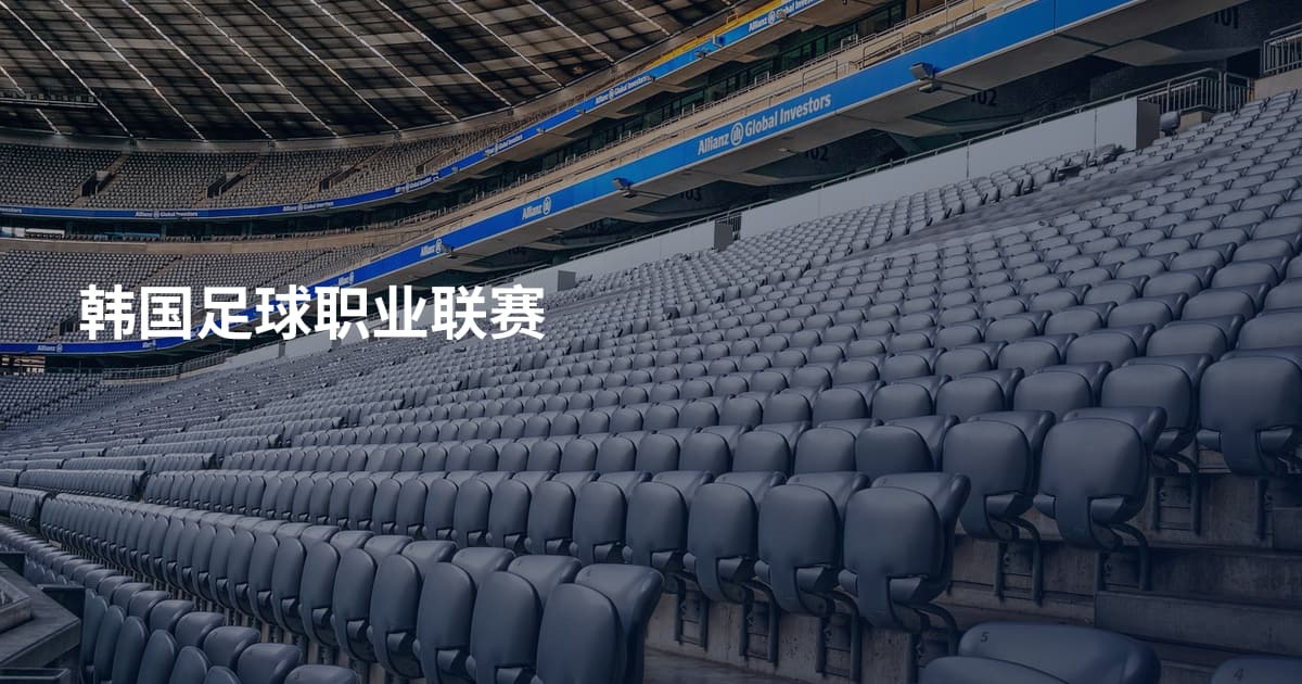 韩国足球职业联赛
