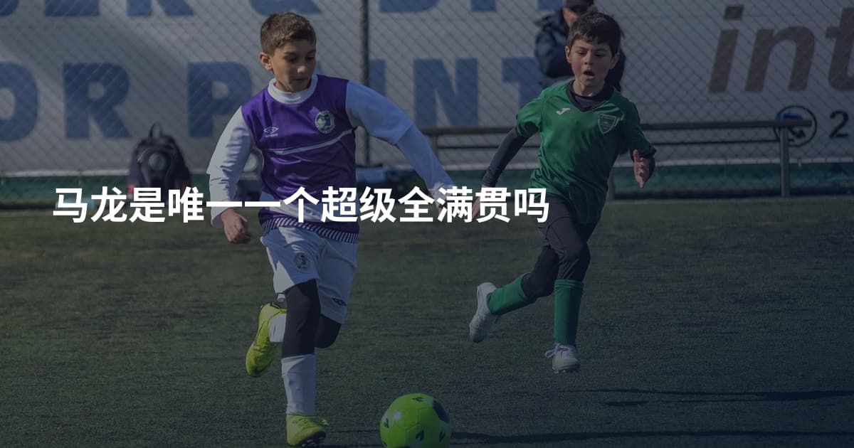 马龙是唯一一个超级全满贯吗
