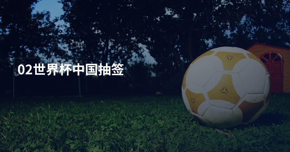 02世界杯中国抽签