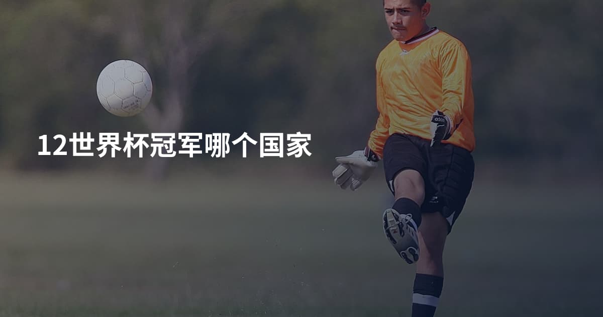 12世界杯冠军哪个国家