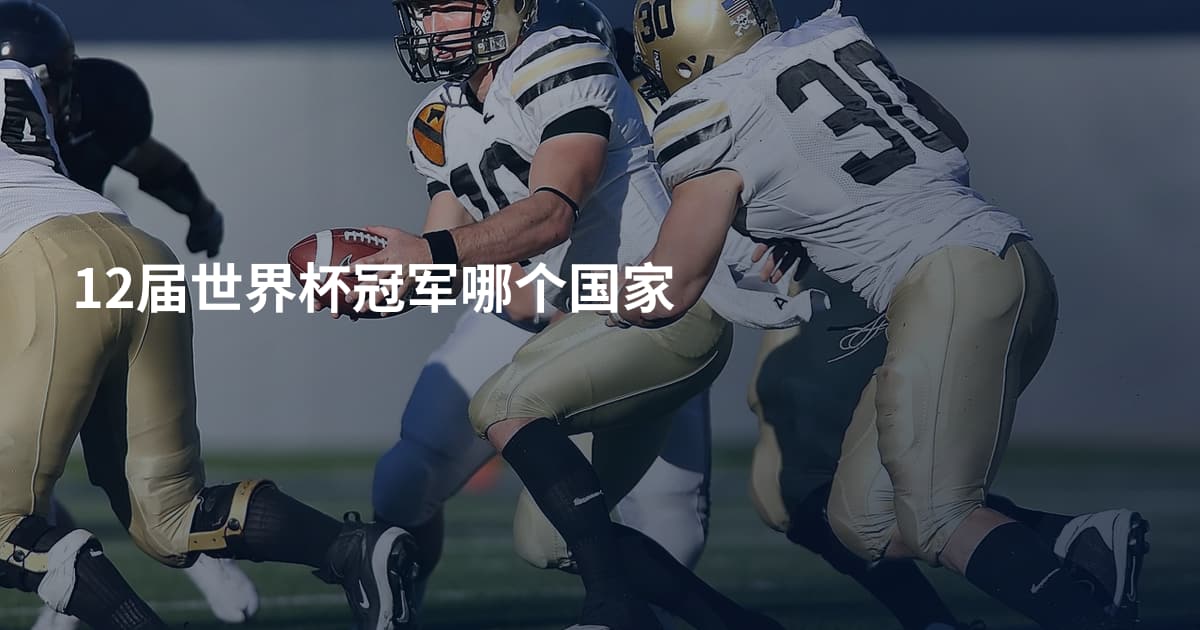 12届世界杯冠军哪个国家