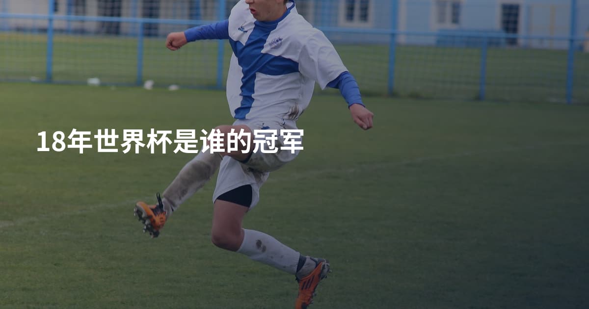18年世界杯是谁的冠军