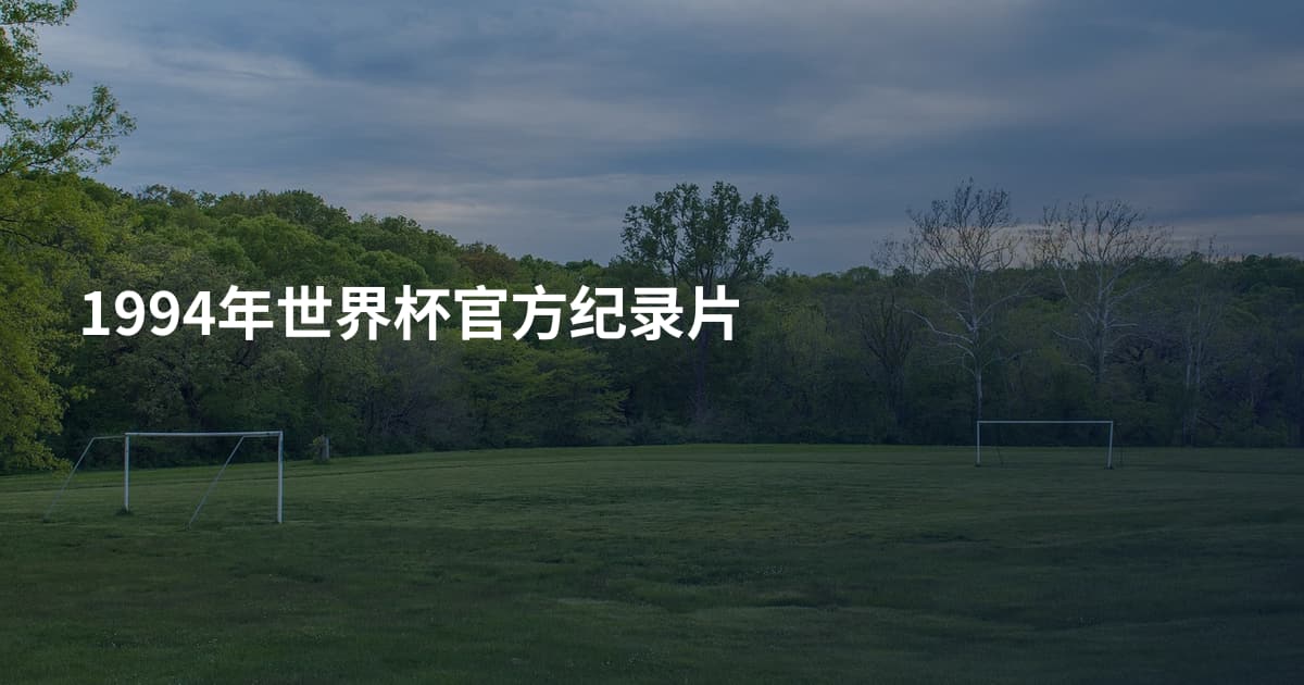 1994年世界杯官方纪录片