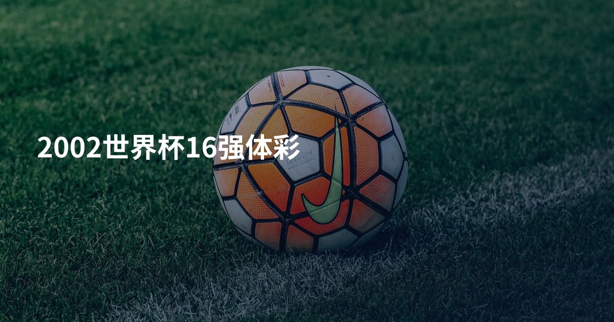 2002世界杯16强体彩