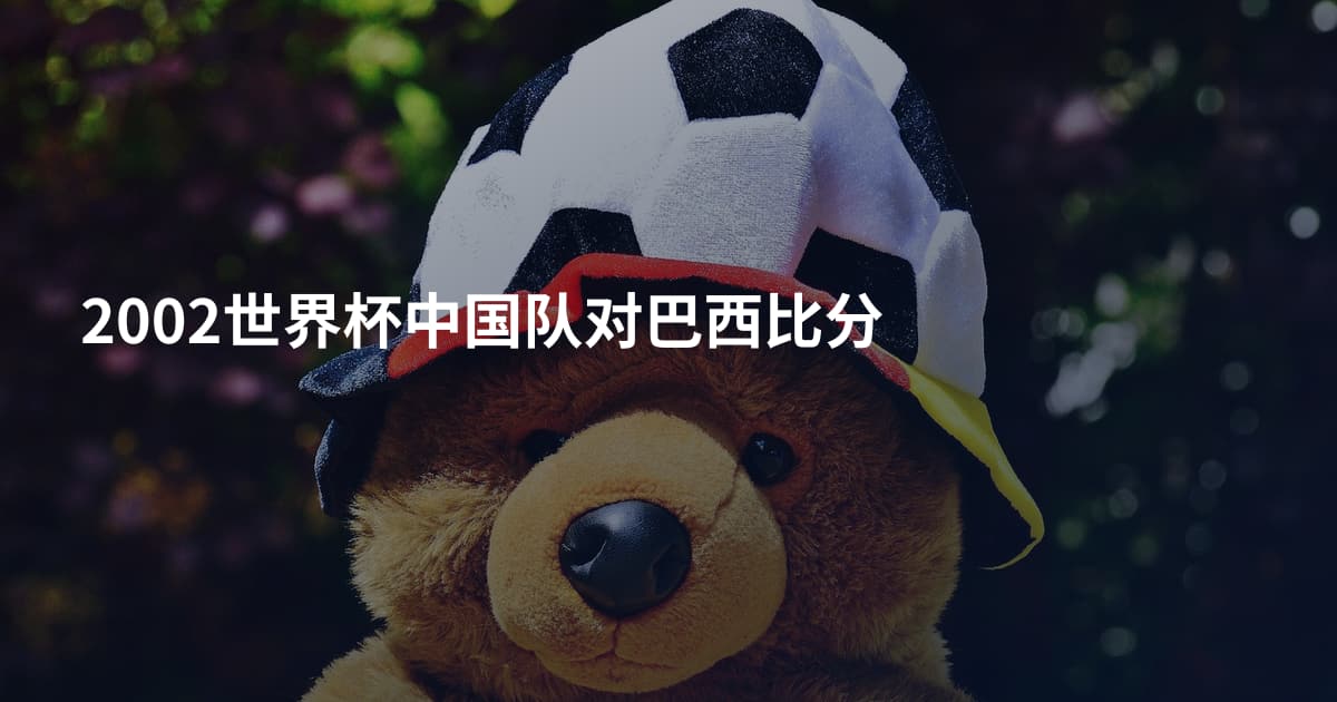 2002世界杯中国队对巴西比分