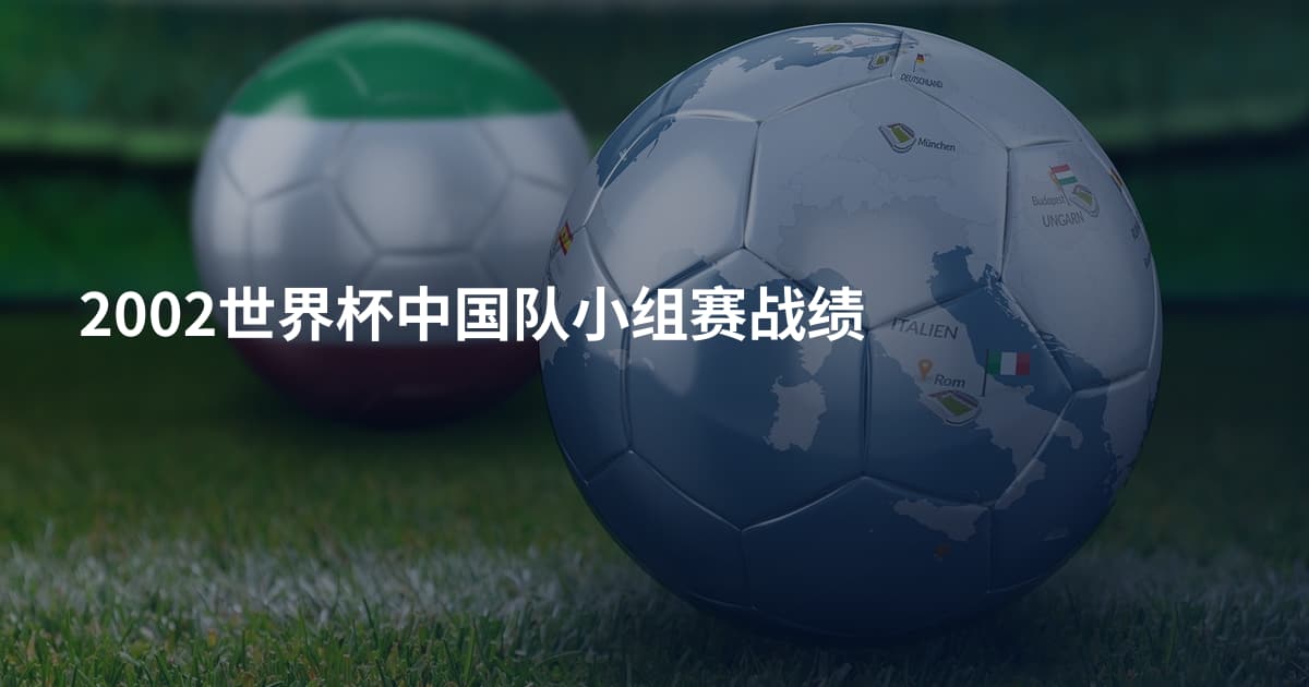 2002世界杯中国队小组赛战绩