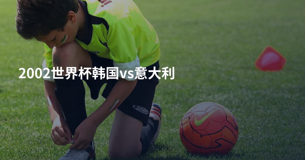 2002世界杯韩国vs意大利