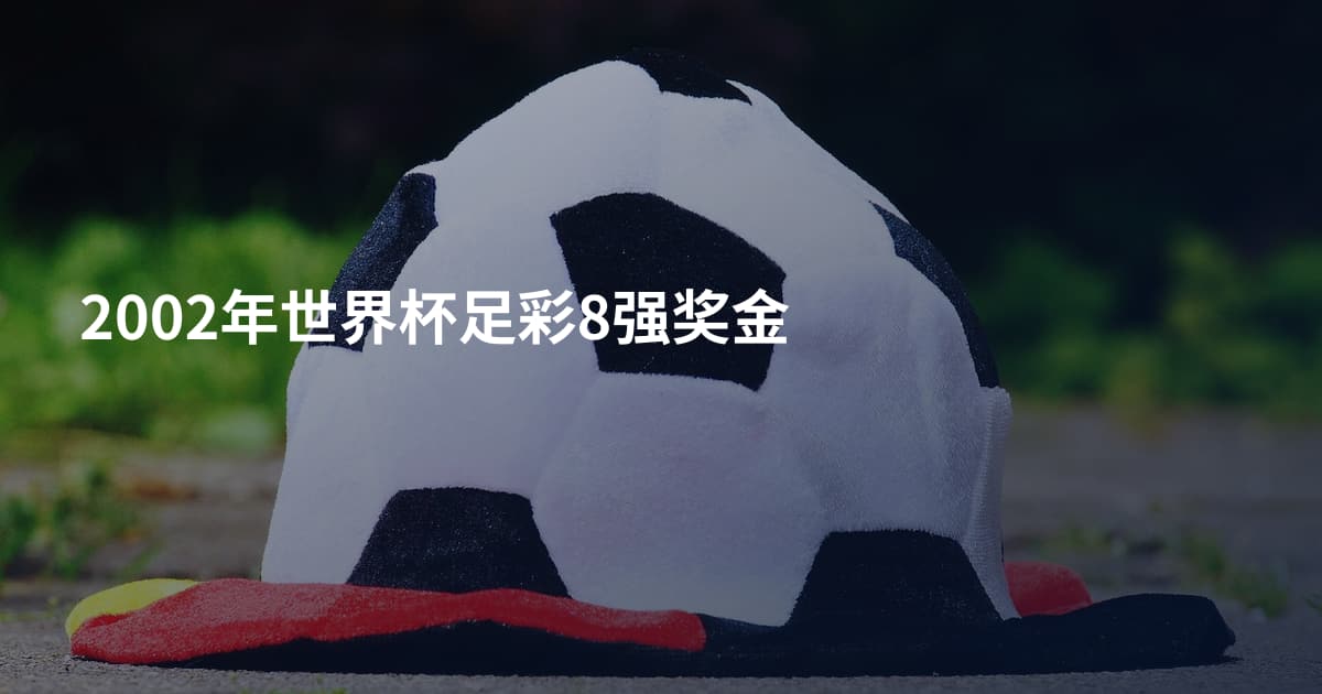 2002年世界杯足彩8强奖金