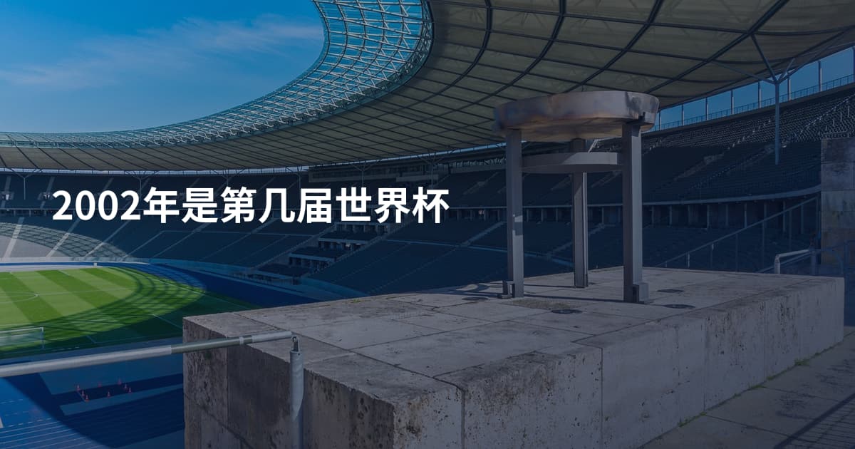 2002年是第几届世界杯