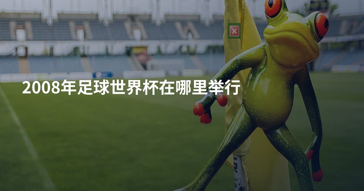 2008年足球世界杯在哪里举行