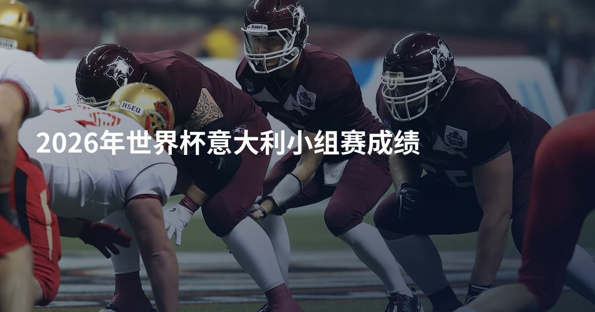 2026年世界杯意大利小组赛成绩