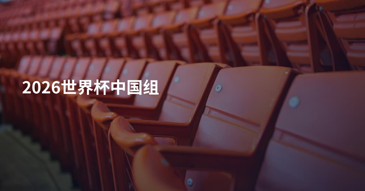 2026世界杯中国组