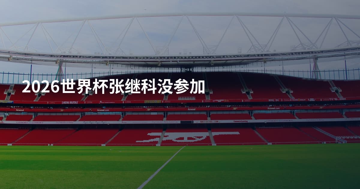 2026世界杯张继科没参加