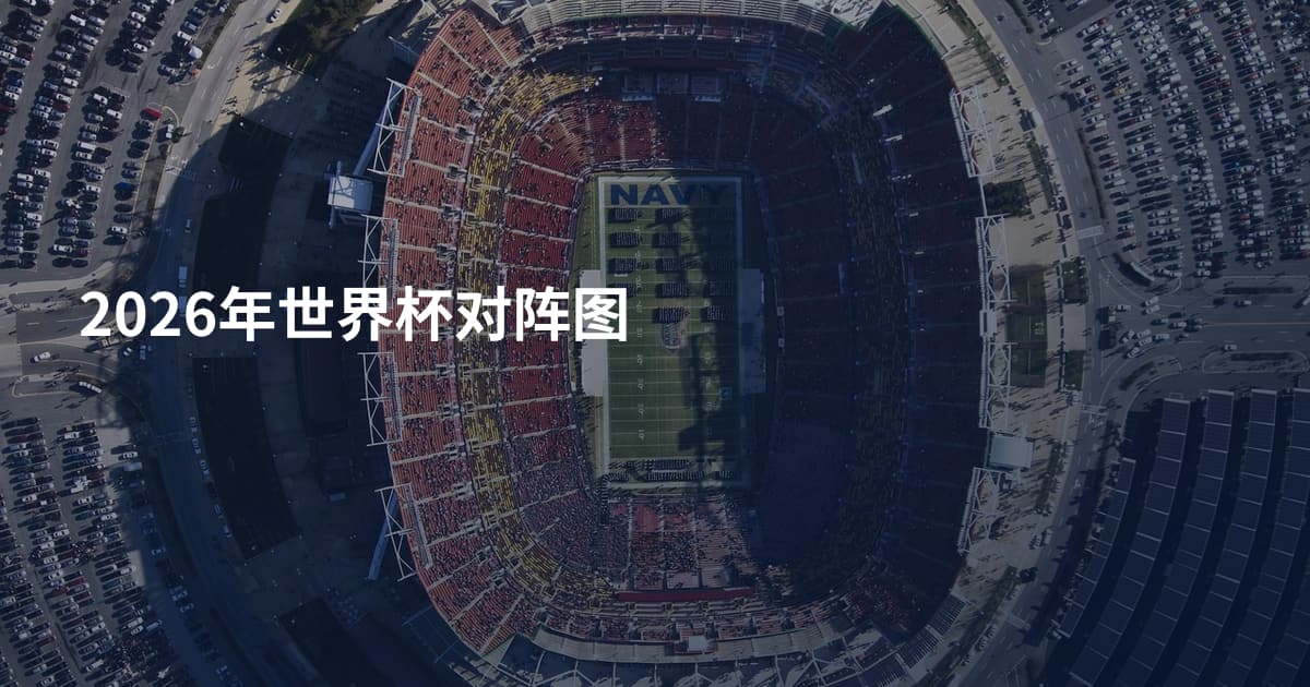 2026年世界杯对阵图