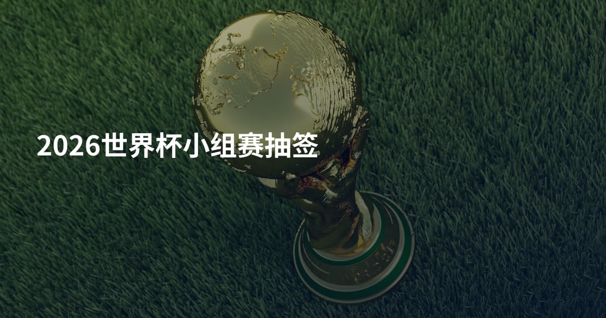 2026世界杯小组赛抽签