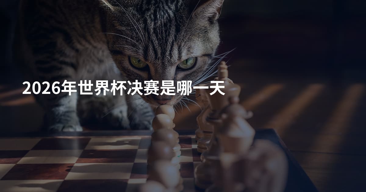 2026年世界杯决赛是哪一天