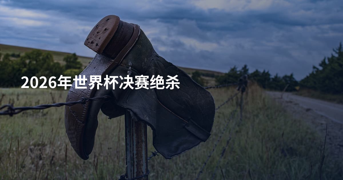 2026年世界杯决赛绝杀