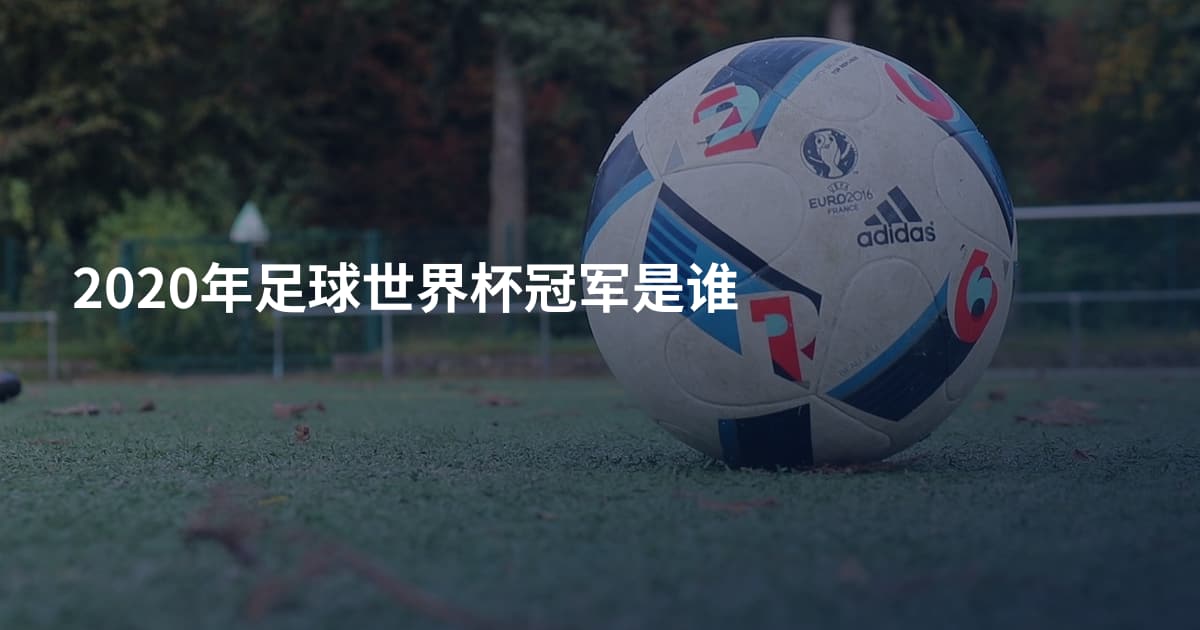 2020年足球世界杯冠军是谁