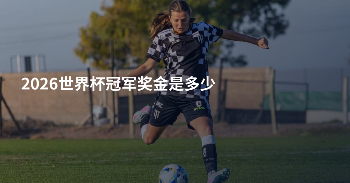 2026世界杯冠军奖金是多少