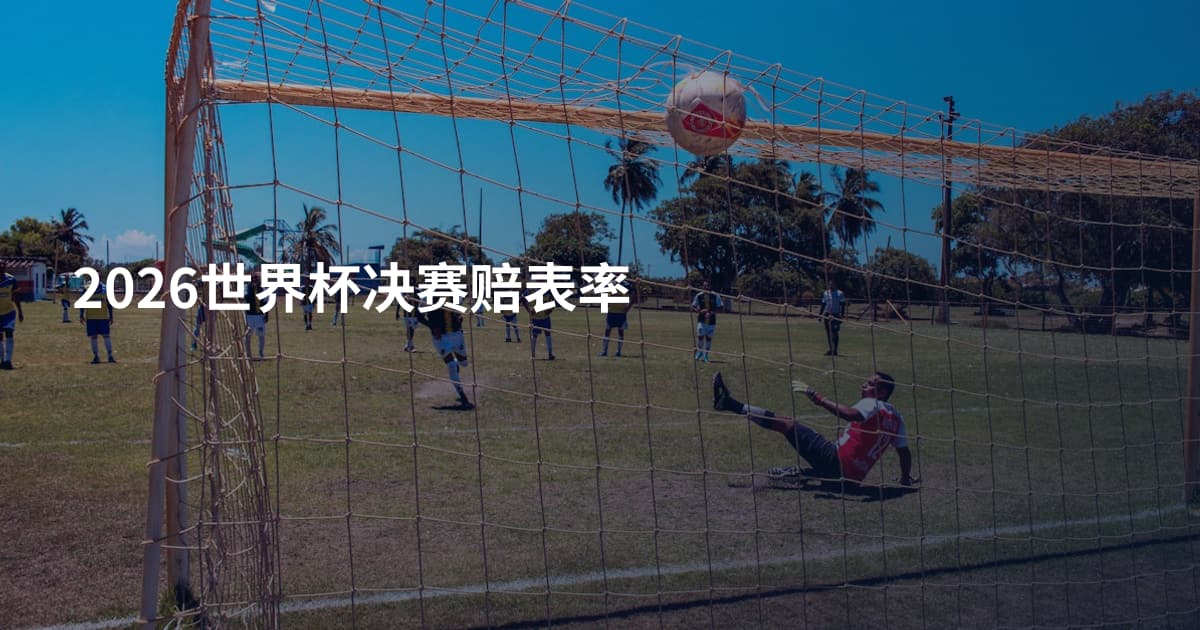 2026世界杯决赛赔表率