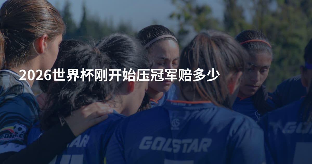 2026世界杯刚开始压冠军赔多少