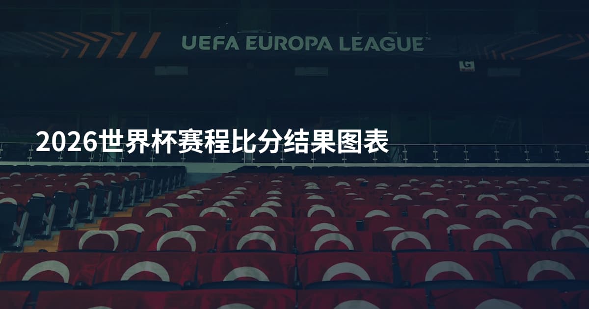 2026世界杯赛程比分结果图表