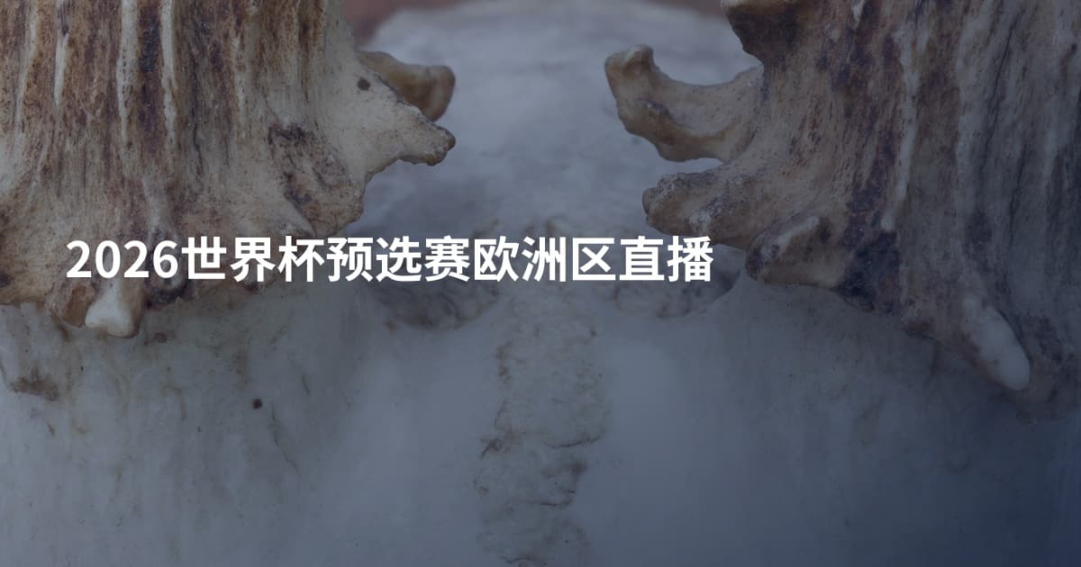 2026世界杯预选赛欧洲区直播