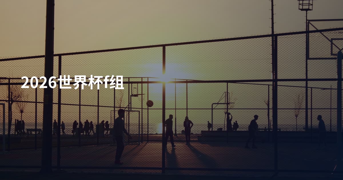 2026世界杯f组