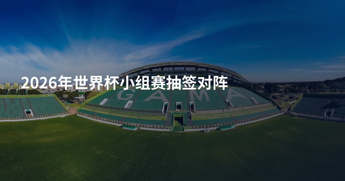 2026年世界杯小组赛抽签对阵