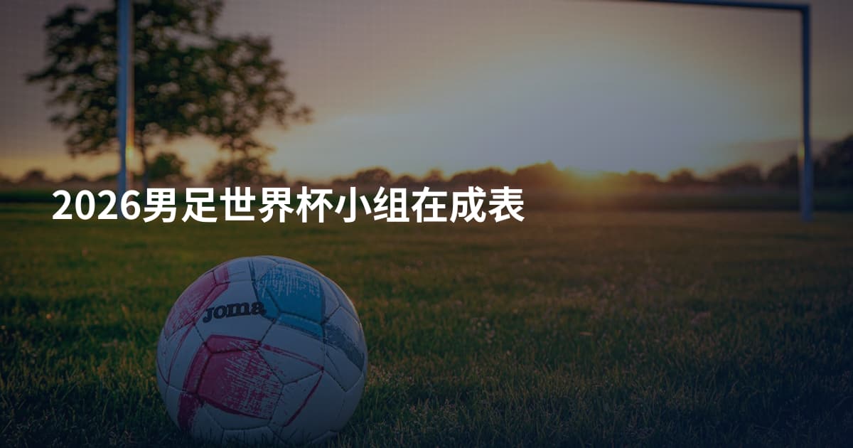 2026男足世界杯小组在成表