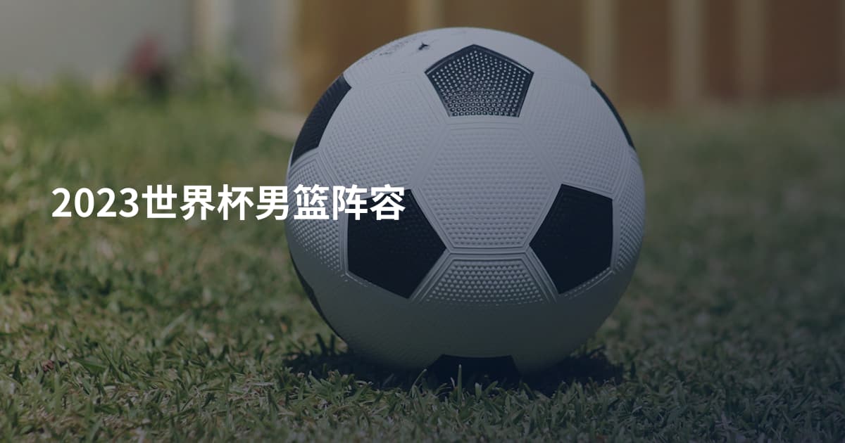2023世界杯男篮阵容