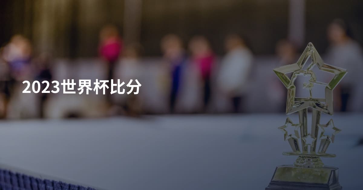 2023世界杯比分