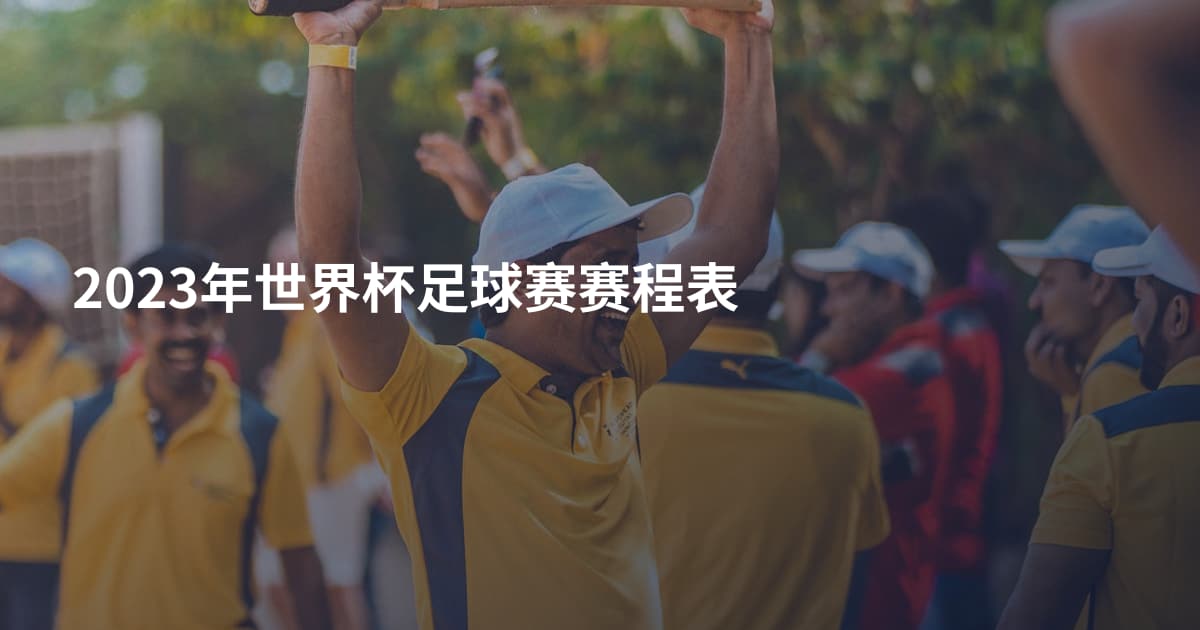2023年世界杯足球赛赛程表
