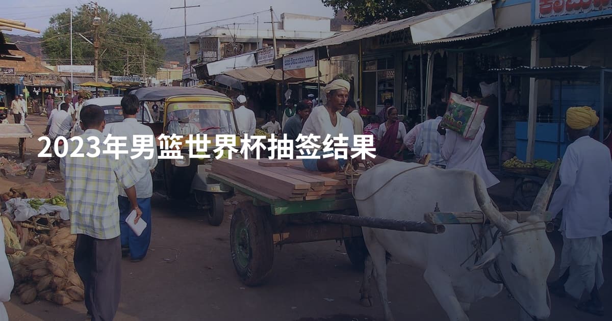 2023年男篮世界杯抽签结果