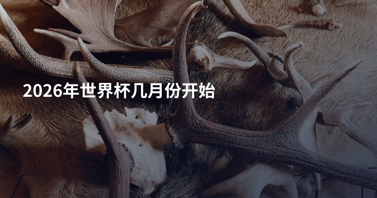 2026年世界杯几月份开始