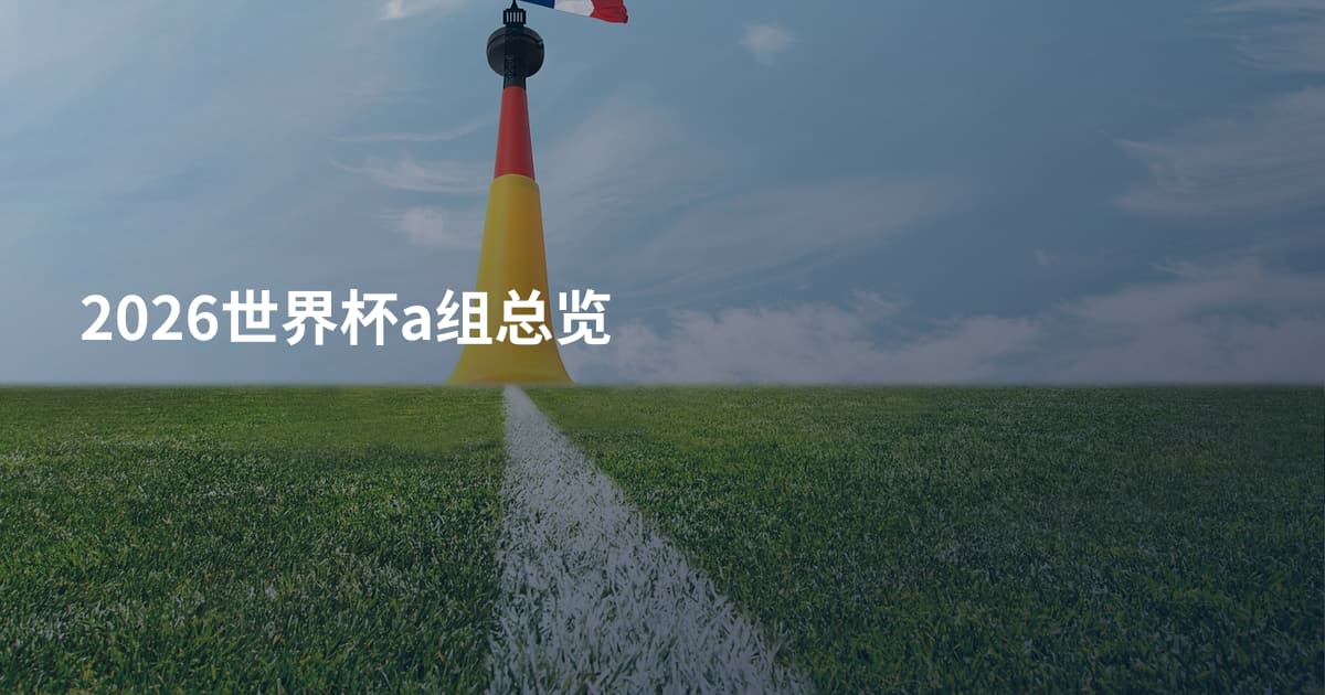 2026世界杯a组总览