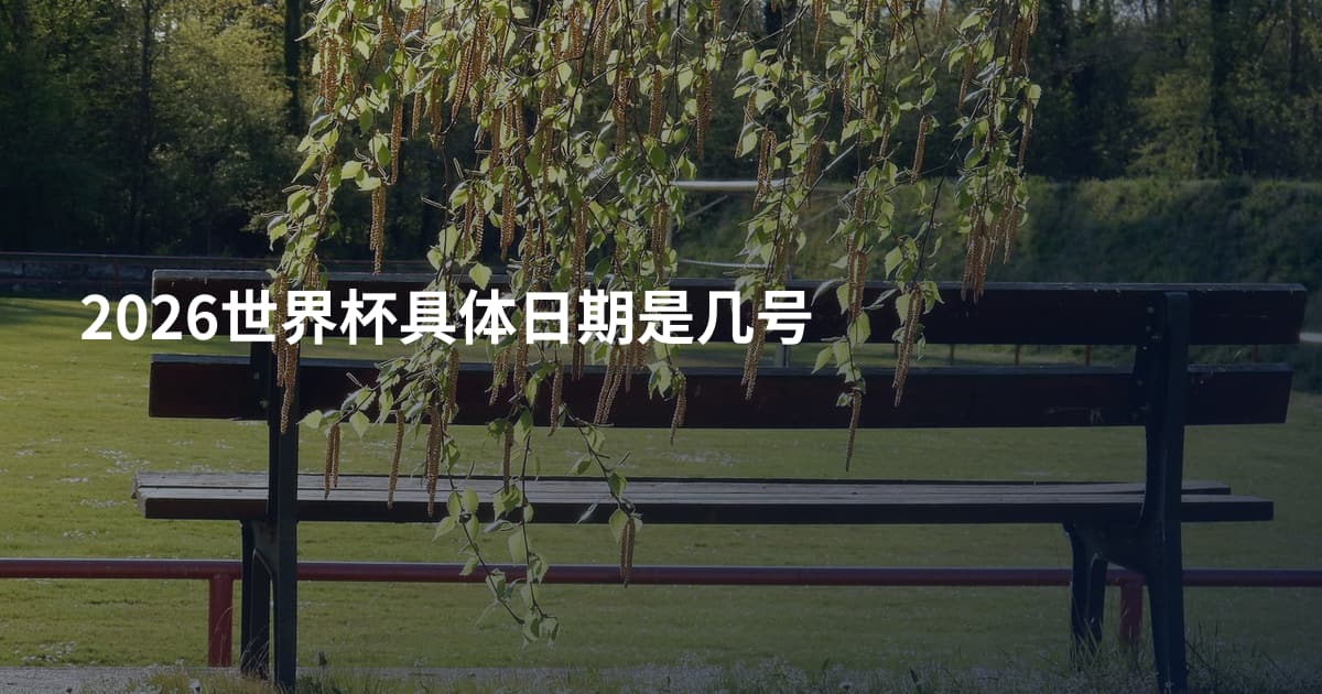2026世界杯具体日期是几号