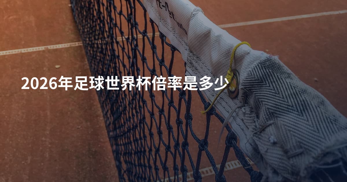 2026年足球世界杯倍率是多少