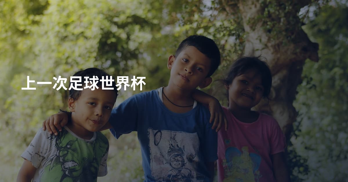 上一次足球世界杯