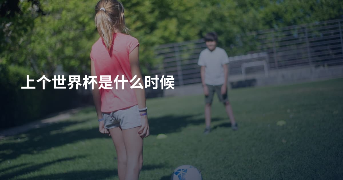 上个世界杯是什么时候