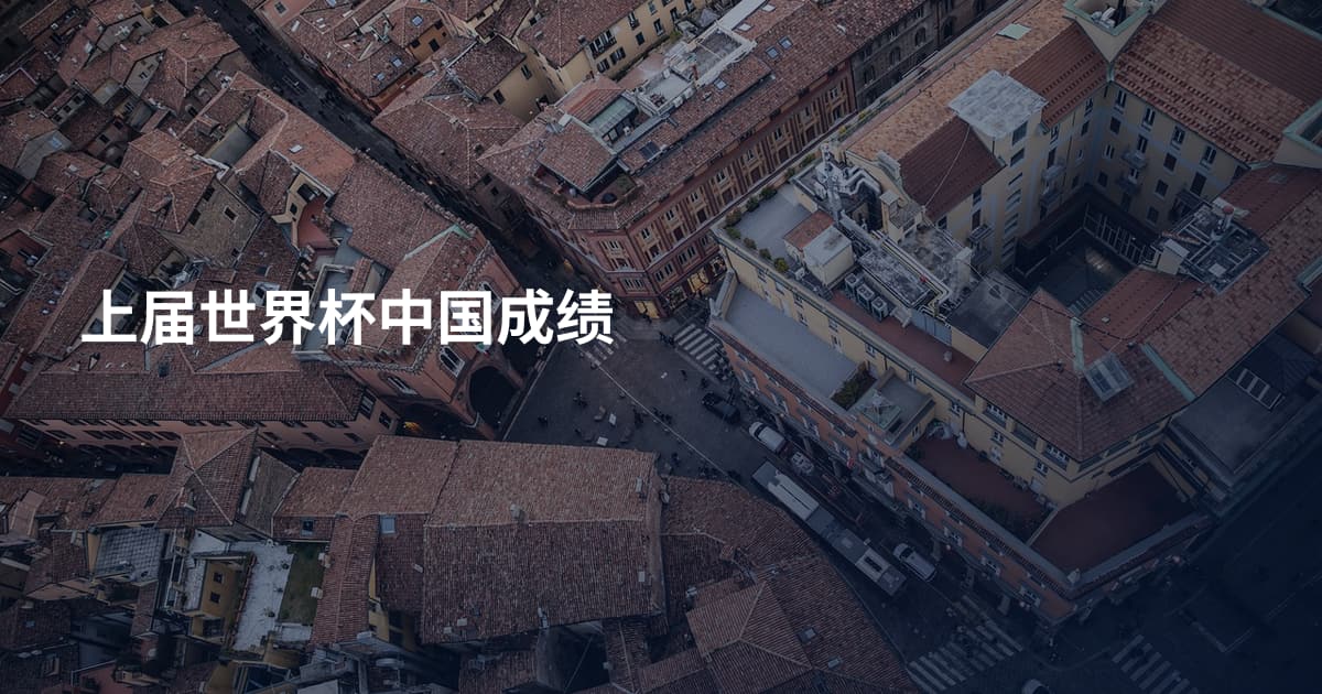 上届世界杯中国成绩