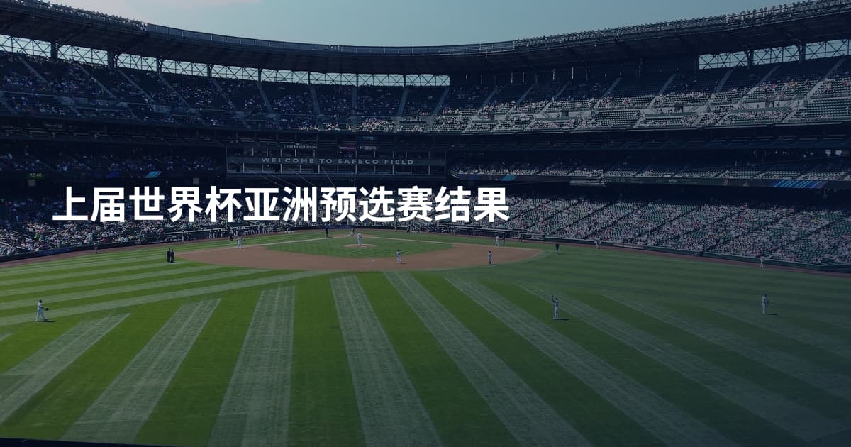 上届世界杯亚洲预选赛结果