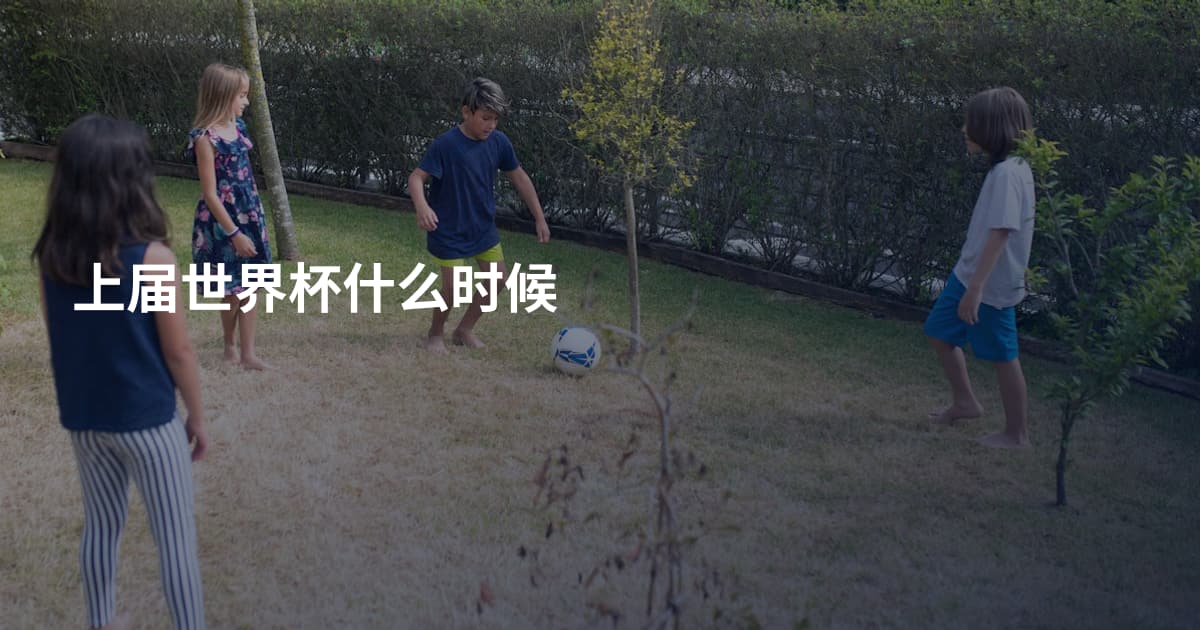 上届世界杯什么时候
