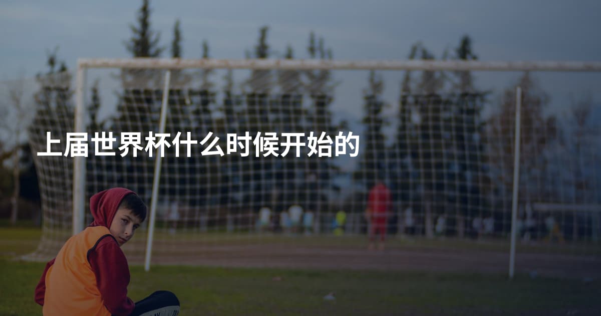 上届世界杯什么时候开始的