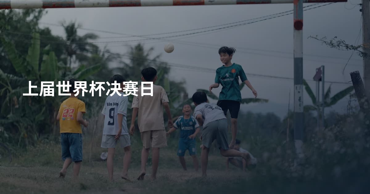 上届世界杯决赛日