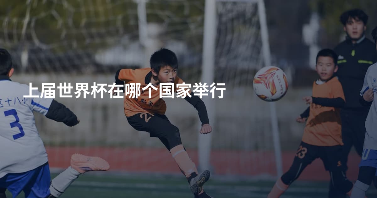 上届世界杯在哪个国家举行