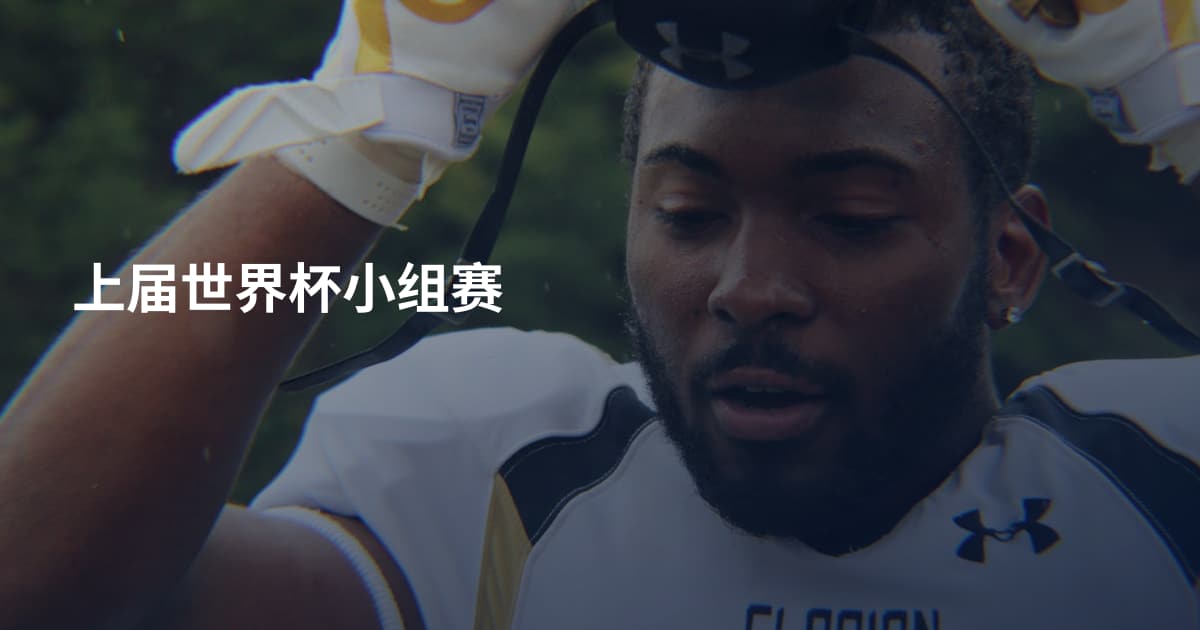 上届世界杯小组赛